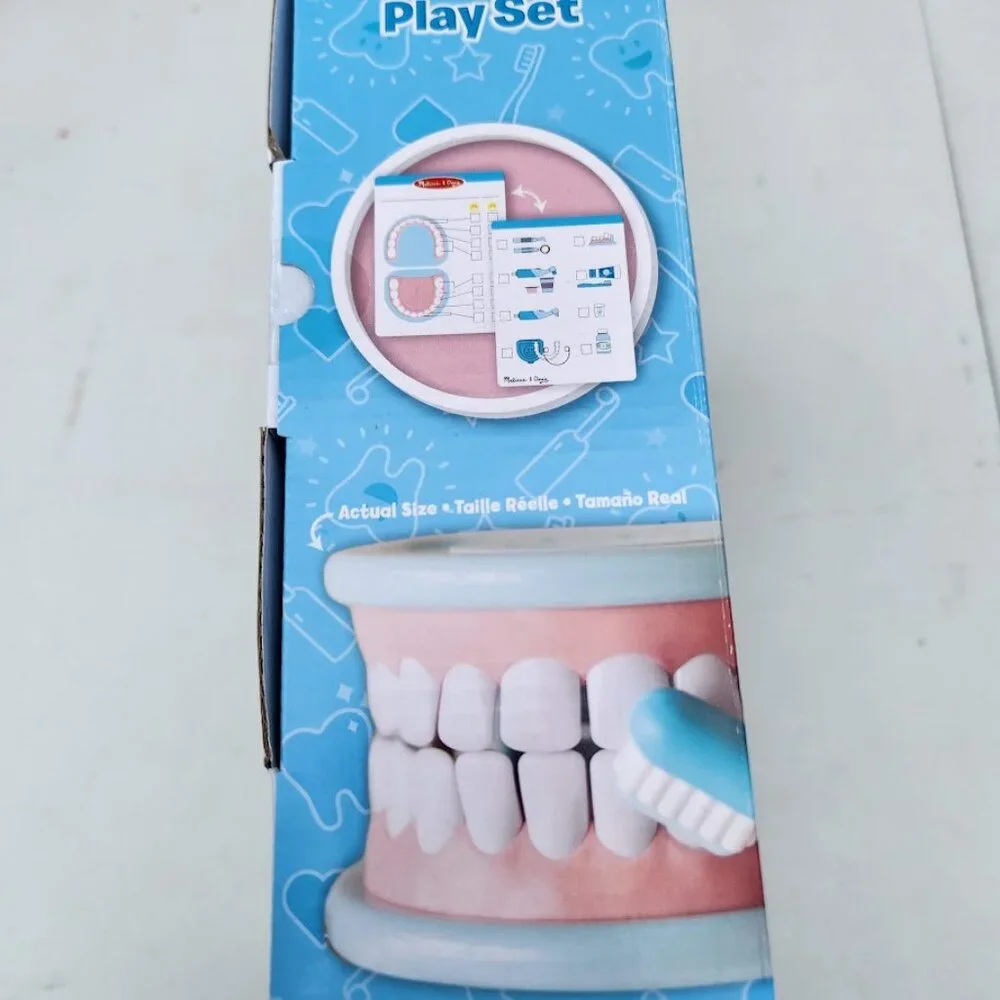 NEW Melissa & Doug Dentist Dental Pretend Play Teeth Set 25-piece Includes set o